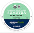 Amazon Fresh 80 AmazonFresh Ct. Organic Fair Trade K-Cups, Sumatra Dark Roast, Keurig K-Cup Brewer Compatible