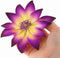 Global Sugar Art Tranquil Water Sugar Cake Flowers, Purple 3 Count by