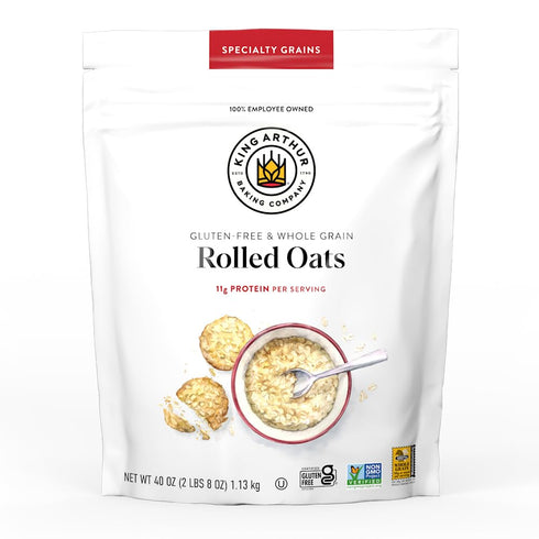 King Arthur Baking Company Gluten-Free & Whole Grain Rolled Oats 2lbs.