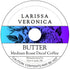 Larissa Veronica Butter Medium Roast Decaf Coffee (Single Serve K-Cup Pods) (Gourmet, Naturally Flavored,