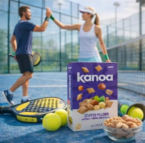 kanoa Hazelnut Filled Cereal Pillows - Gluten Free Breakfast