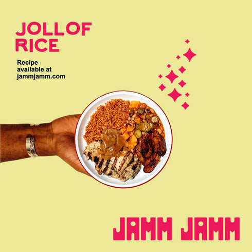 Jamm Jamm 24 oz (2 Pack) West African Tomato Sauce, Smoky, Bold African Flavors, All Natural Ingredients