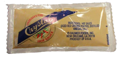 Crystal Extra Hot Sauce Crystal Hot Sauce Portion Pack , 7 Gram -- 200 Case