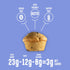 (6.77 oz) Lakanto Sugar Free Blueberry Muffin Mix - Naturally Flavored, Sweetened with Monk Fruit Sweetener, Keto Diet