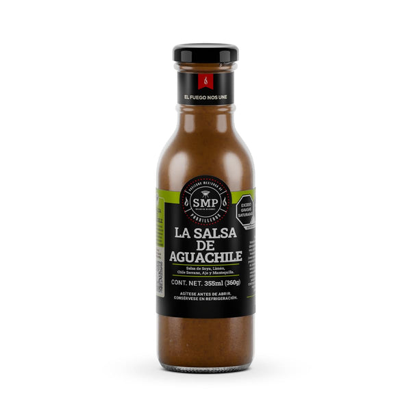 SMP La Salsa de Aguachile Butter-Soy Serrano Chili Dressing & Marinade with