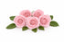 Global Sugar Art 14-Piece Wedding Cake Decorations Premium, Realistic Pink Sugar Flower