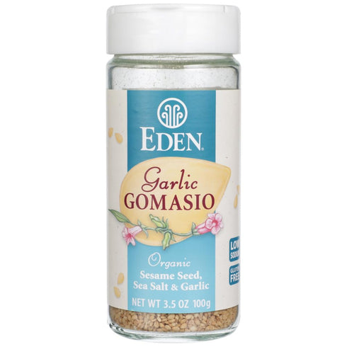 Eden Foods Organic Garlic Gomasio - Sesame Salt, 3.5 Ounce - 6 per