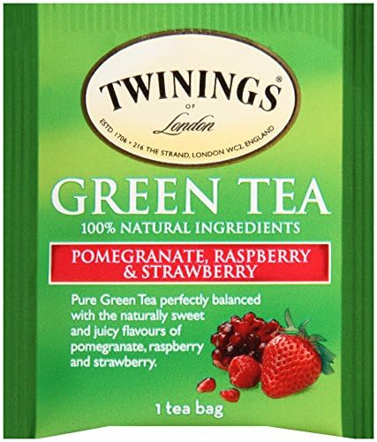 Twining Tea Green Pomegranate Raspberry Strawberry, 20 ct