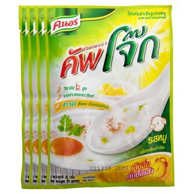 Thank You Chiangmai. Congee Pork Knorr Cup Joke Organic Thai Jasmine Rice Hot Cereal Vitamin