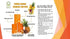 Generic 12 packets Nuoc ep Chanh Dy Rubiss Detox Fruit Drink Mix, Orange Box