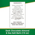 Bark-1 lb Lovers(16 oz) Gourmet Sugar Free Dark Chocolate Almond and Sea Salt Deliciously Crafted for a Guilt-Free