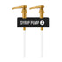 Syrup Pump for Coffee Syrup Bottles – 2-Pack Dispenser Pumps for 750ml Flavoring Syrup Bottles – Gold for Home & Cafe