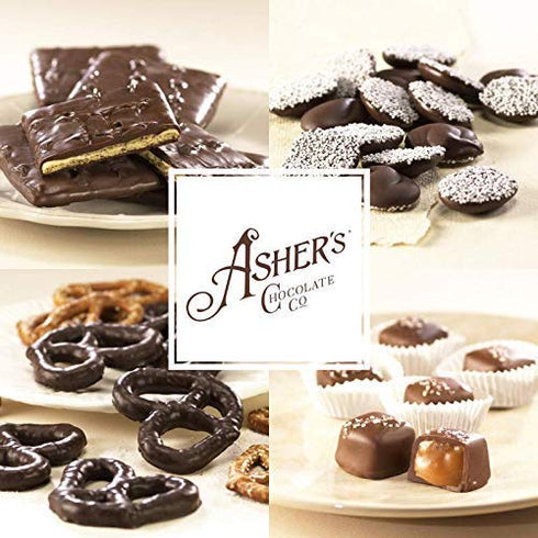 8.5 Asher Potato Chips Milk Coffee Chocolate, Ounce Bag (Milk Chocolate)