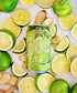 8 Pack, 12 Nixie Organic Lime Ginger Sparkling Water FZ