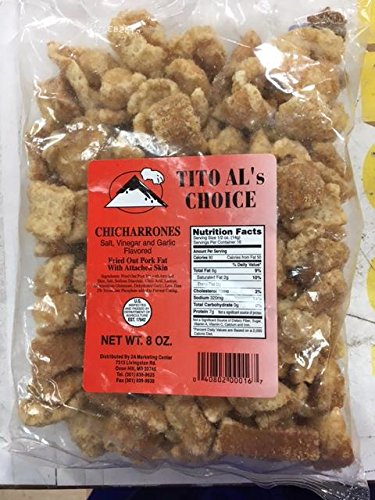 Tito AI's Choice Tito Al's Choice Chicharrones (Fried out Pork Fat w/Attached Skin) 8 Oz