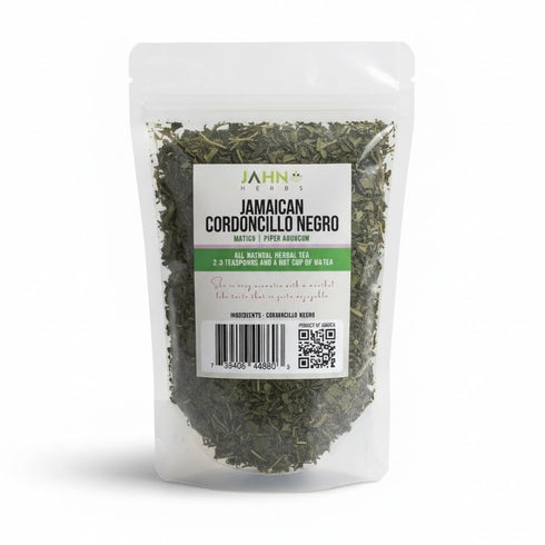 Jahno Herbs Jamaican Cordoncillo Negro Loose Leaf Tea, Caffeine Free, 2 Ounce