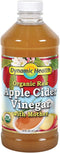 Dynamic Health Certified Organic Raw Apple Cider Vinegar with Mother | Unfiltered,
