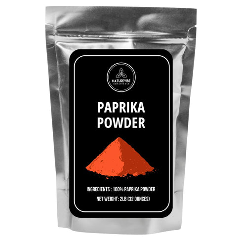 Paprika Powder by Naturevibe Botanicals, 2lb, Red Ground Seasoning, Great for Garnishing