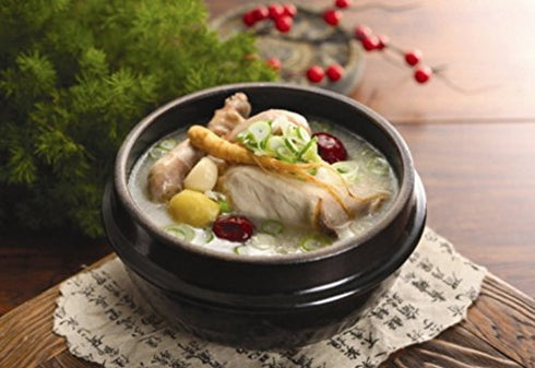 All About Living Packets 120g (Pack 3) Korean Traditional Samgyetang Ginseng Chicken Soup with Medicinal Herbs