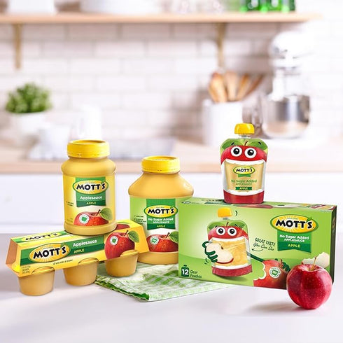 3.9 oz 36 count Mott's Unsweetened Applesauce, cups