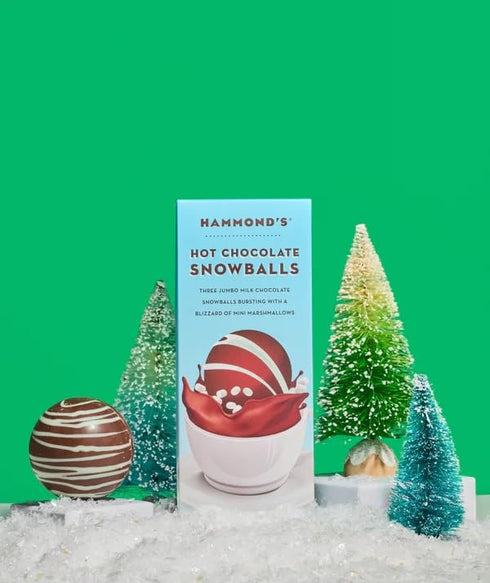 Hammond's Packs 3 Candies Gourmet Hot Chocolate Snowballs | Perfect Cup of Hot Cocoa | of Snowballs Each