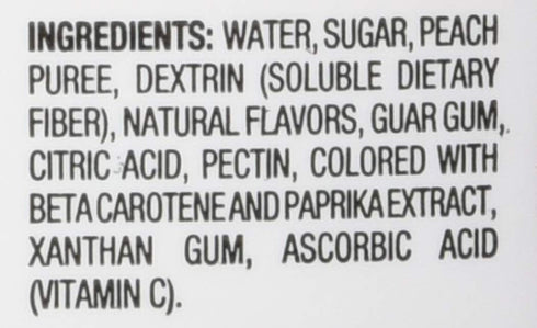 Peach Flavor Real Fruit Smoothie Mix