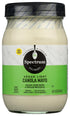 Mayonnaise, Canola, Light, Eggless, Vegan, 16 oz. by Spectrum Naturals Condiments