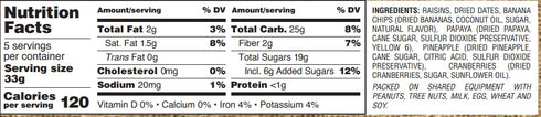 5.5 oz Gurley's Golden Recipe Fruit Trail Mix, Vibrant & Delicious