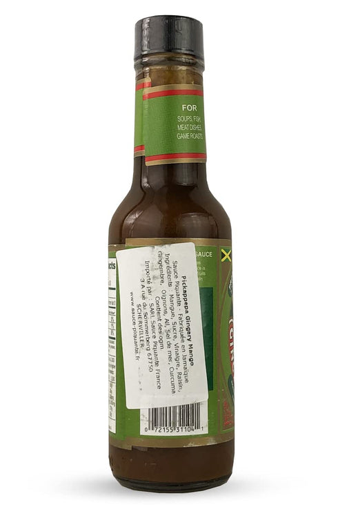 Pickapeppa Gingery Mango Hot Sauce, 5oz (Pack of 3)