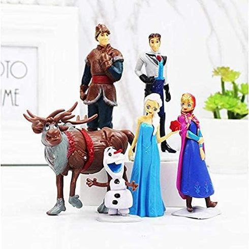 Frozen Cake Topper Figures Set - 6Pcs Frozen Cake Decorations for Birthday Party Supplier
