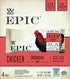4 5.2 oz EPIC Chicken Sriracha Bar, Keto and Paleo Friendly, Protein Bars, Ct