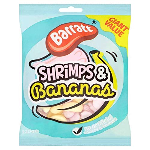 Barratt Shrimps & Bananas - 150g - Pack of 6