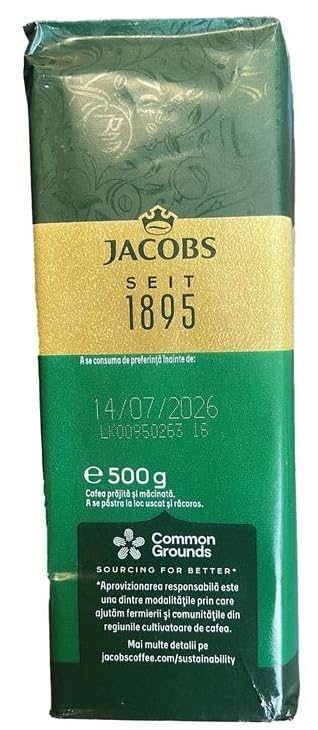 500 17.6 (Pack 3) Jacobs Kronung Ground Coffee Gram / Ounce