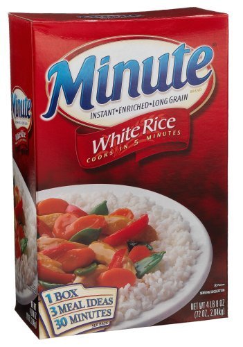 Minute Rice Minute Instant Enriched Long Grain White Rice, 72oz