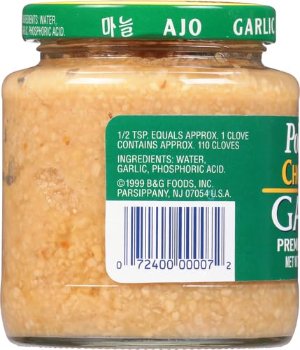 Polaner 10 Premium White Chopped Garlic, Ounce