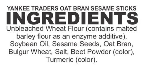 32 Oz. Yankee Traders Brand, Oat Bran Sesame Snack Sticks, Bag