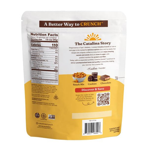 KD Chocolates 24 oz Catallina Crunch Keto Friendly Cinnamon Toast Cereal