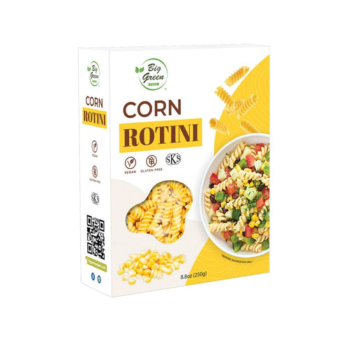 Big Green Food - Corn Rotini, Premium Gluten-Free Penne Pasta, Wheat Free,