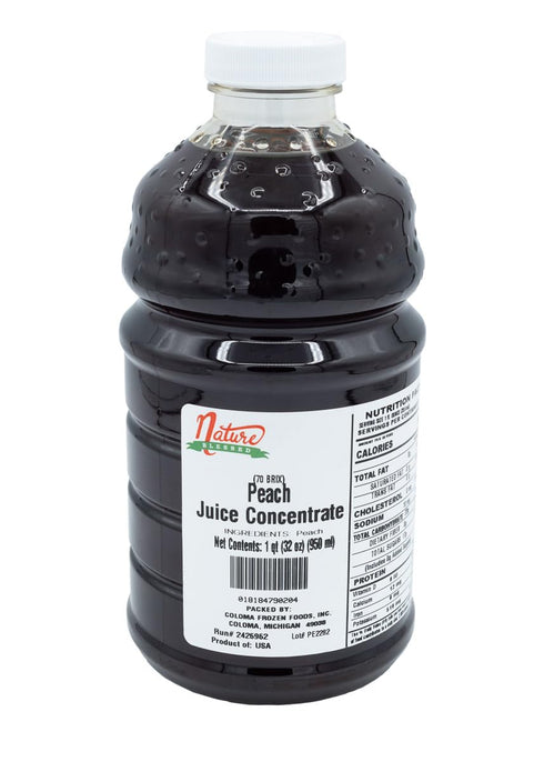 Nature Blessed 100% Pure Peach Fruit Juice Concentrate - 1 Quart (1/32