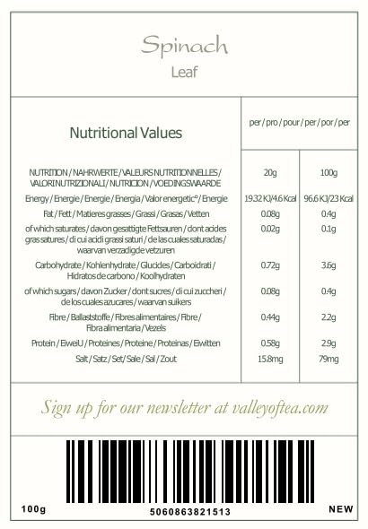 Dried Spinach Leaf Flakes - Nutrient-Rich Spinach Flakes for Cooking