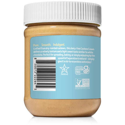 Voer (12oz) Cashew Cream | Smooth & Sweet twist on Cashew Butter