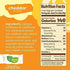 6 Count, 4oz Real Food From The Ground Cauliflower Stalks - Bags (Cheddar)