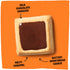 15 Michel et Augustin Cookies, Individually Wrapped Snacks, Gourmet Milk Chocolate & Caramel Shortbread, French Butter