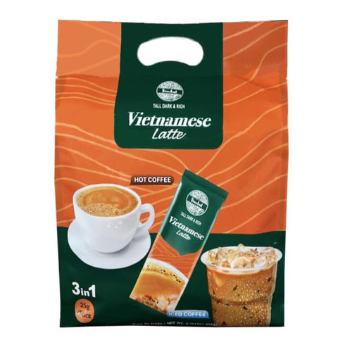 3 1 25g 50 sticks(2.75 lb) Beanhut's Vietnamese Latte, Instant Coffee Mix, in Coffee Mix, x