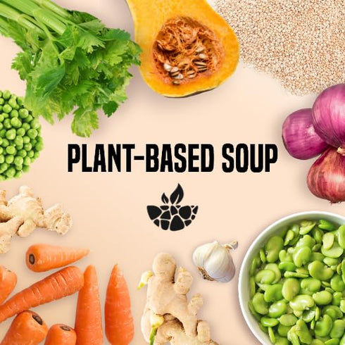 5 Packets, 3 15g 2g 100 Lawasi Instant Healthy Soup Quinoa & Vegetable Protein Flavors Protein, Fiber, Calories