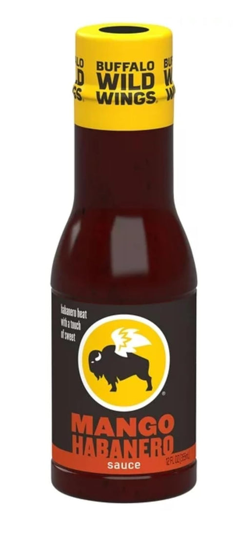 Pack 2 Buffalo Wild Wings Mango Habanero Sauce - of - Elevate you Sauce Game - Feel the Burn with Mango Habanero - Two
