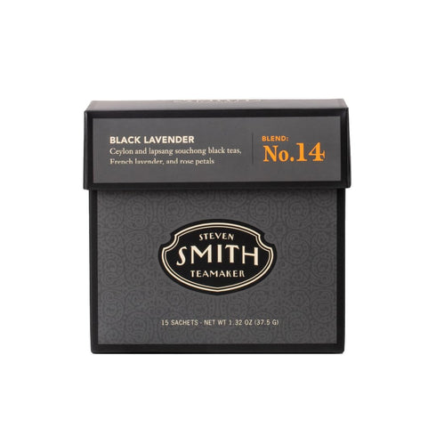 Steven Smith Teamaker Black Lavender No. 14, Lady Grey, Caffeinated, Sugar-Free, Sustainably