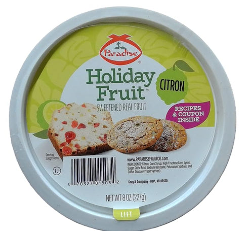 Paradise Diced Citron - 8 Ounce