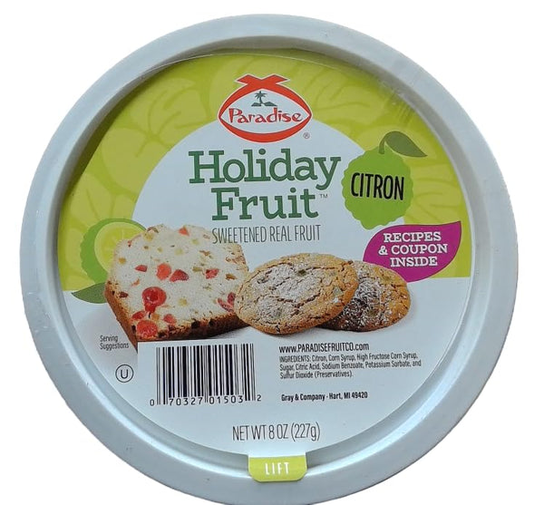 Paradise Diced Citron - 8 Ounce