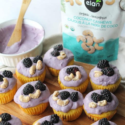 5.6 oz, Elan Organic Coconut Cashews, Non-GMO, Gluten-Free, Vegan, Kosher, Glazed Nuts (Roasted Cashews, Coconut Milk